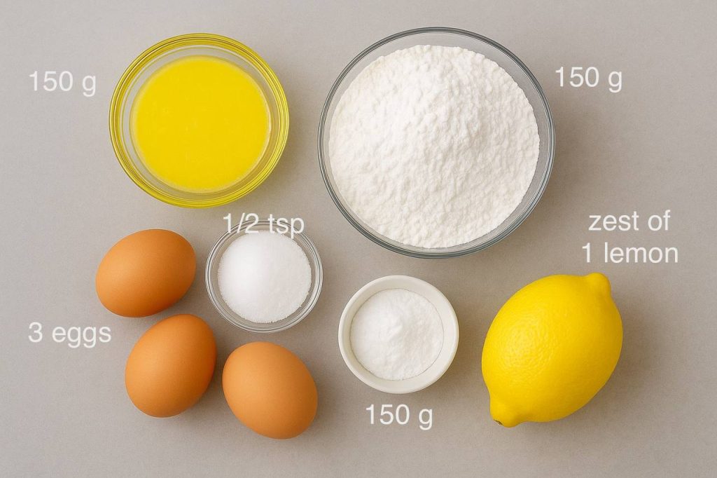 Ingredients madeleine recipe mary berry