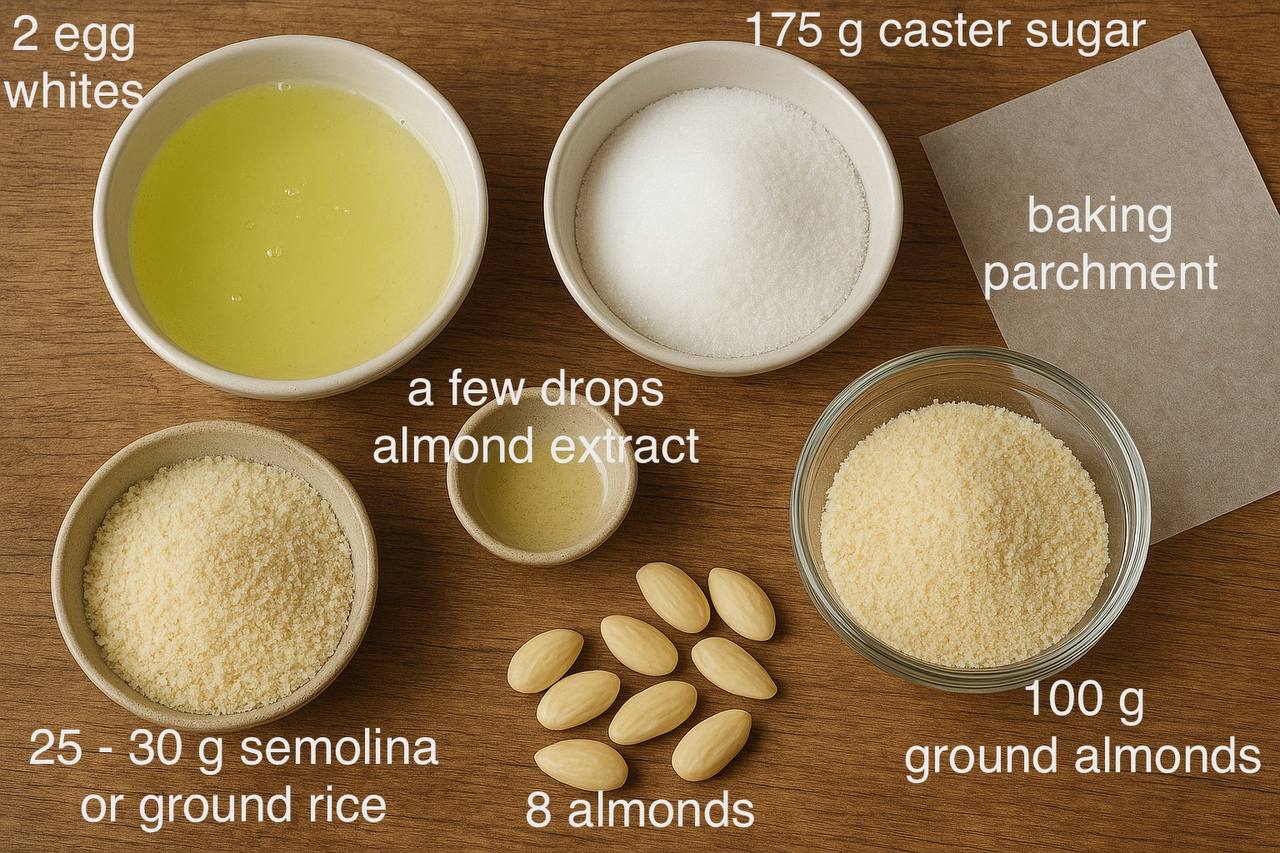 macaroons - mary berry​ & Ingredients 