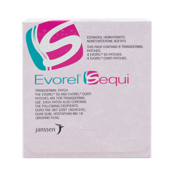 Evorel Sequi patches transdermal